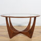 Round Astro Coffee Table in Teak by Victor Wilkins for G-Plan, 1960s