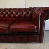 red chesterfield sofa 3 seater