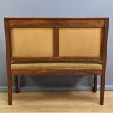 Mahogany landing sofa, Restoration period – Part 1, 19th century