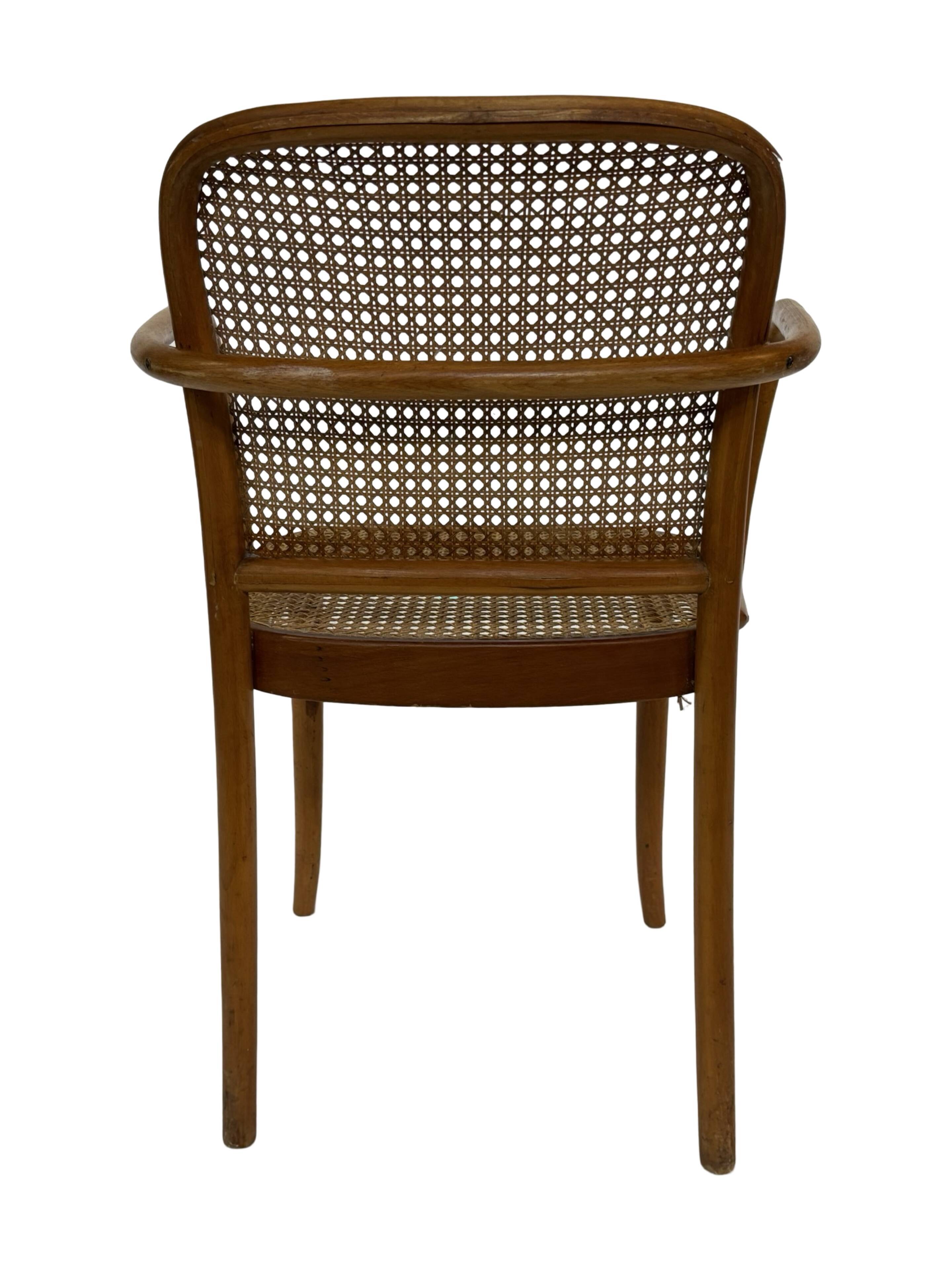 Chaise vintage modèle 811 / Chaise Prague de Josef Hoffmann pour Ligna 1950