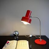Vintage red pop desk lamp