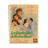 Affiche cinéma - "Les quatre filles du Docteur March"