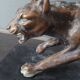 Lioness sculpture art deco