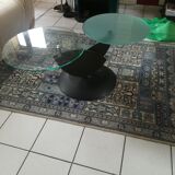 Table basse mobile, pied en fonte