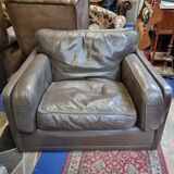 Fauteuil design en cuir