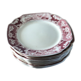 Old victoria dessert plates