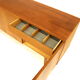 Vintage teak sideboard with doors and drawer made in the 1960s