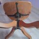 Fauteuil de bureau pivotant dit " américain " époque  1930/40