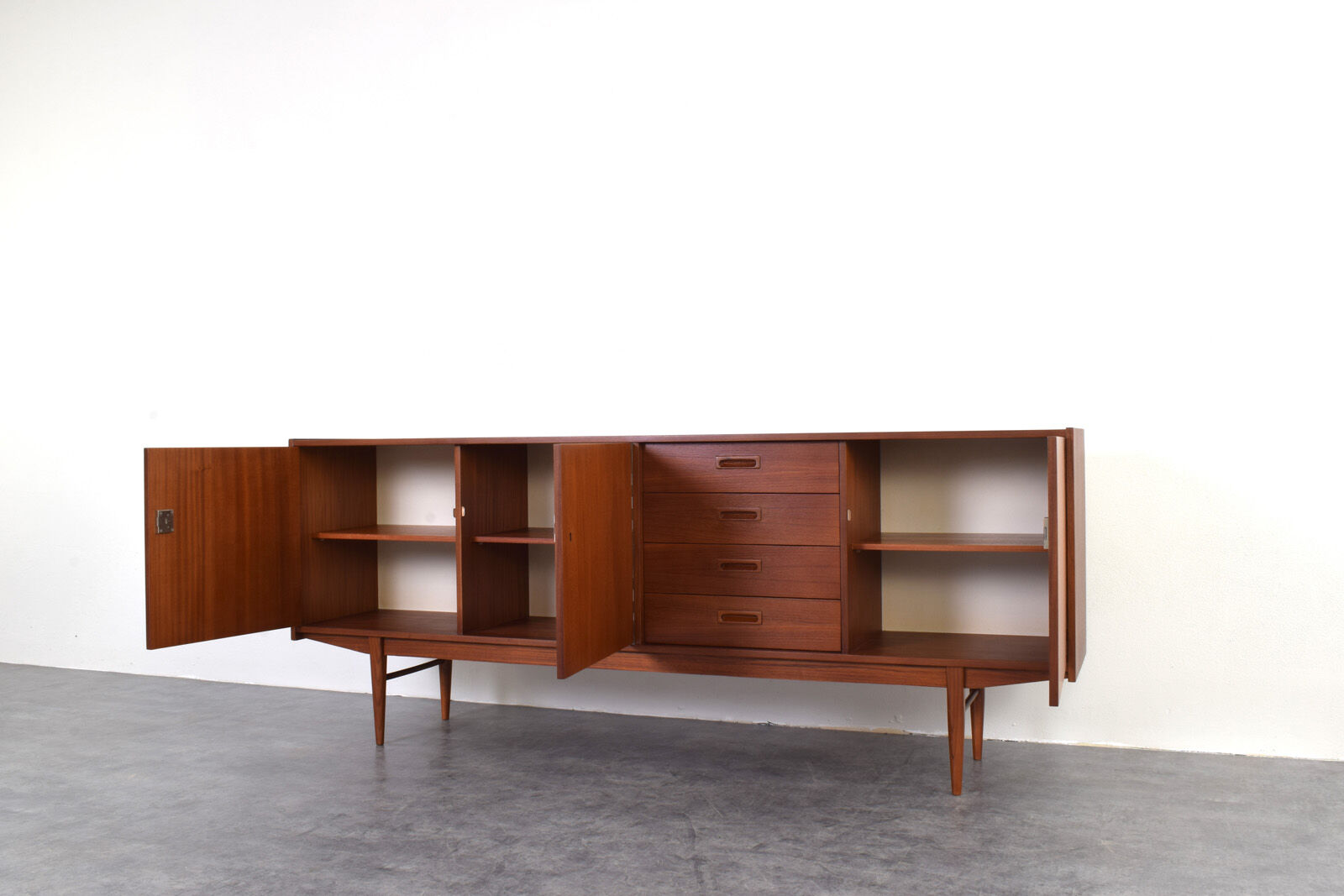 Mid-Century Danish Teak Sideboard, 1960s.