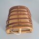 Pair of vintage bamboo sconces