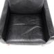 Scandinavian leather armchair, Sweden, 1960
