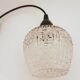 60s/70s glass hanging fixture