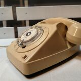 Bakelite socotel dial phone - vintage