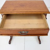Solid Wood and Veneer Sewing Table, circa 1895