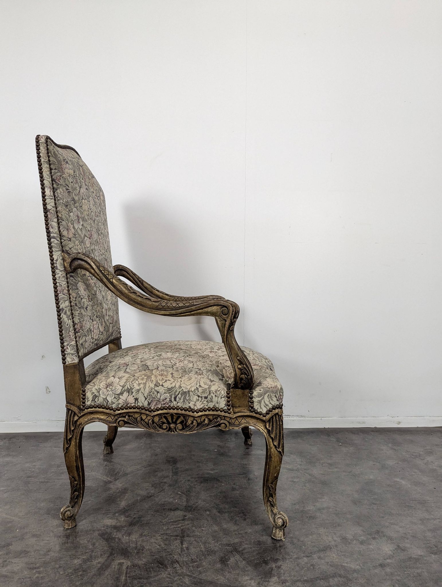 Pair of Regency style armchairs