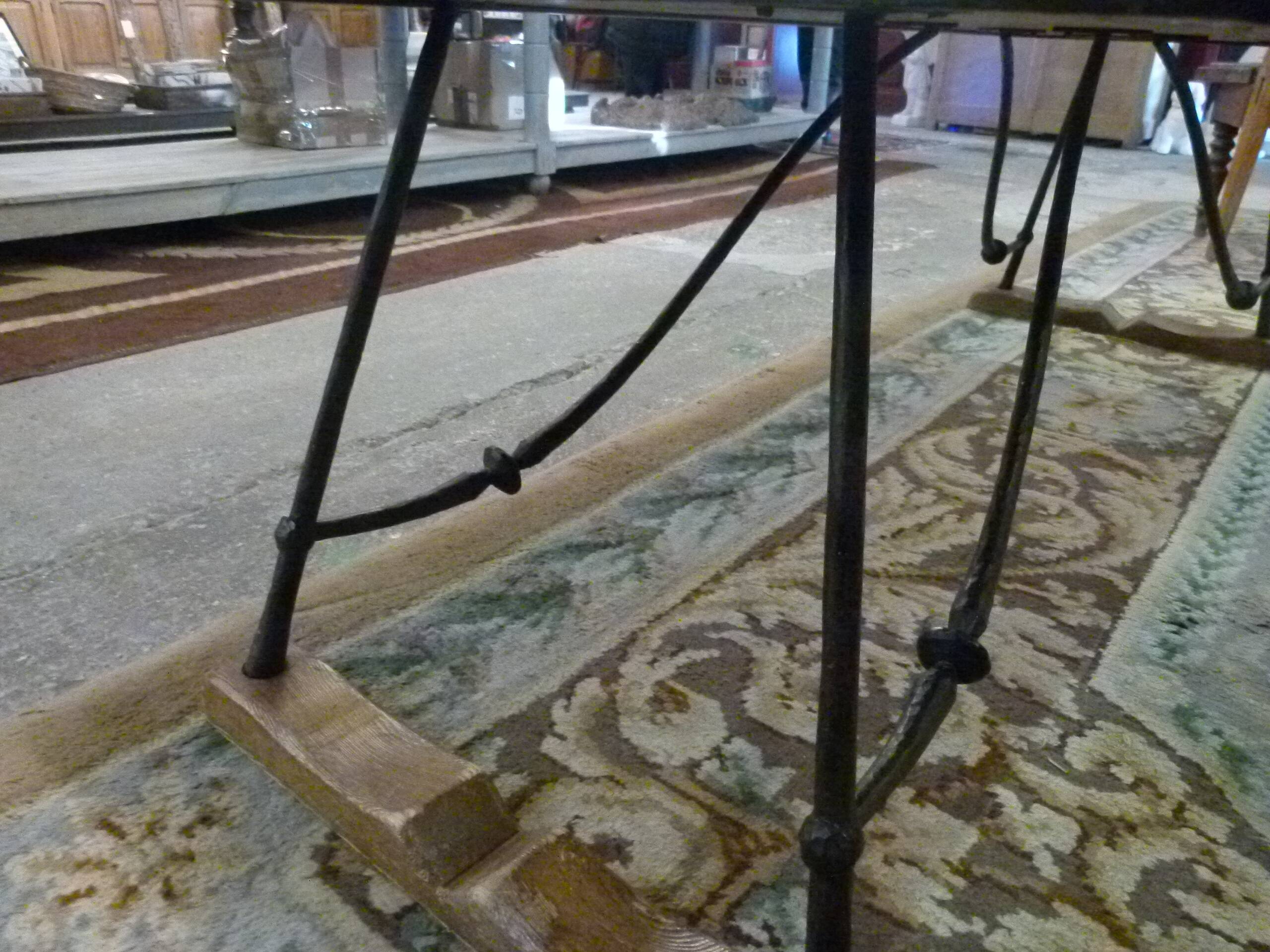 Ceramic coffee table with fish patterns