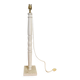 Lamp foot baluster patina old aged white