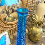 Turquoise blue Empoli decanter