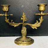 Ancient two-pointed chandelier