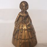 Cloche de table en bronze femme