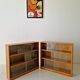 Pair of Mid-Century Oak School Bookcases