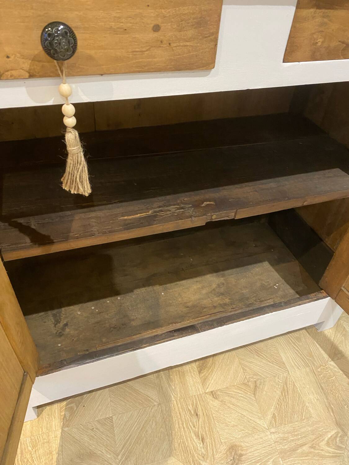 Old wooden sideboard