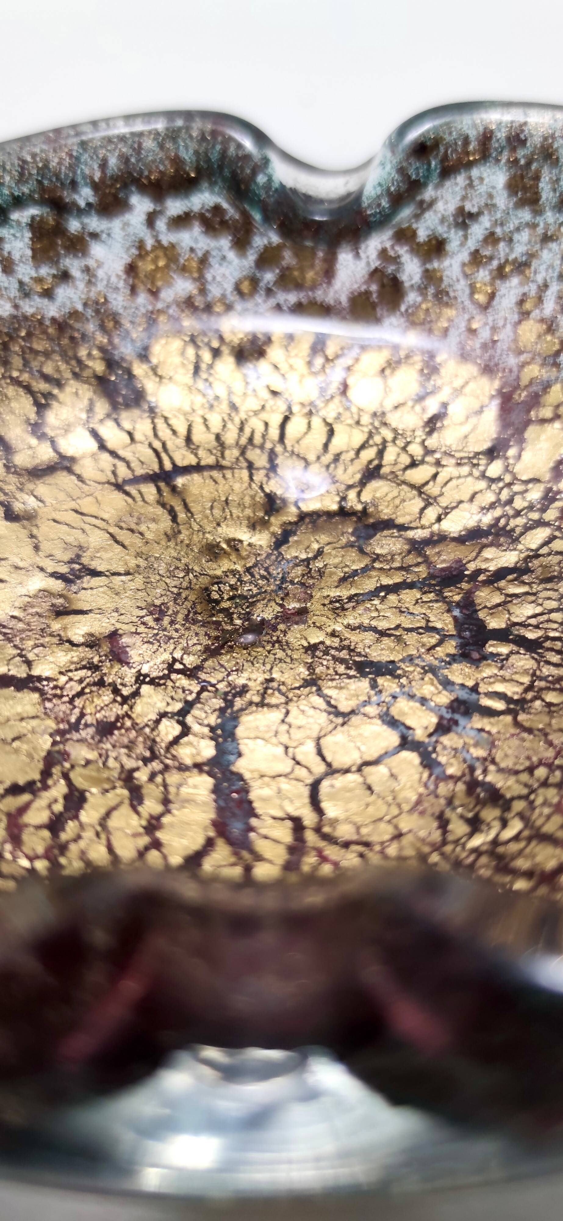 Purple Murano Glass Ashtray-Catchall by Ercole Barovier mod. "Porpora"