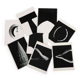Groupe de huit photographies de Nicoletta Giordano en noir et blanc, Italie
