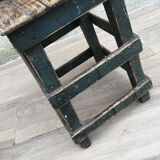 Former green workshop stool