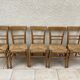 5 mulched chairs