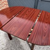 Round table with extensions, Scandinavian design.