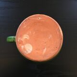 Olive green Provençal pitcher