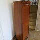 Burwood oak curtain file cabinet, 1960s