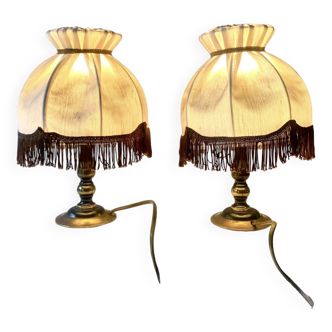 Pair of vintage accent lamps