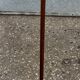 Turned wooden floor lamp from the 1950s.