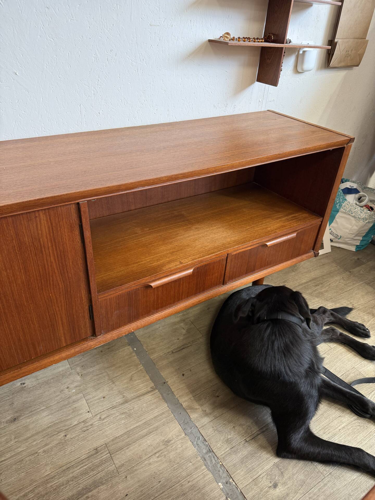 Scandinavian teak sideboard from the 1970s.