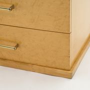 Commode art déco en sycomore poignées laiton années 1940