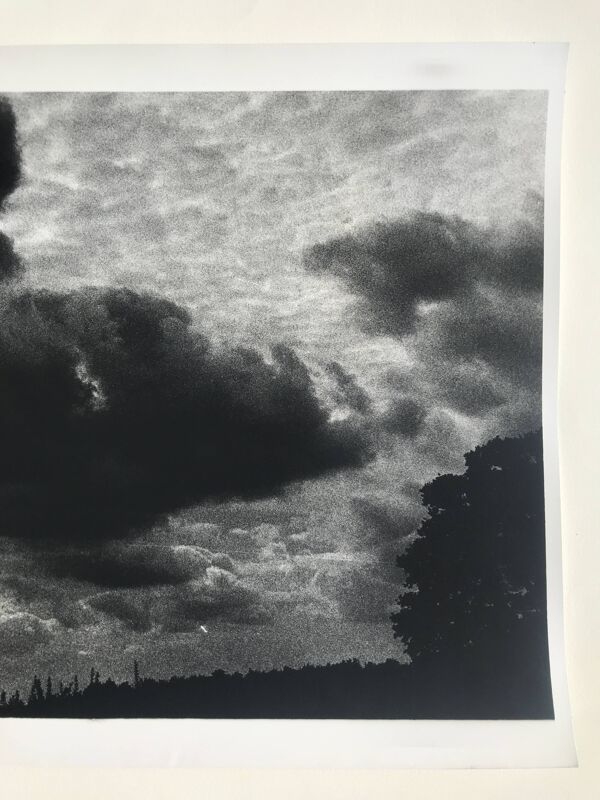 Rosine nusimovici, sans titre (nuage i), c 1980. tirage argentique nb