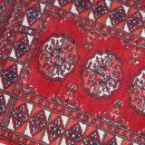 Vintage afghan Ersari handmade carpet 62cm x 88cm 1970s