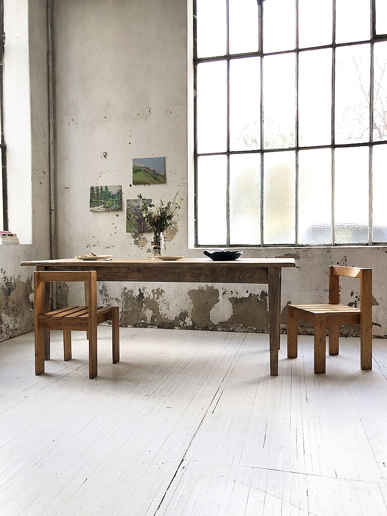 Duo de chaises pin