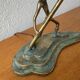 Hakuli bronze lamp from Israel, 1950s