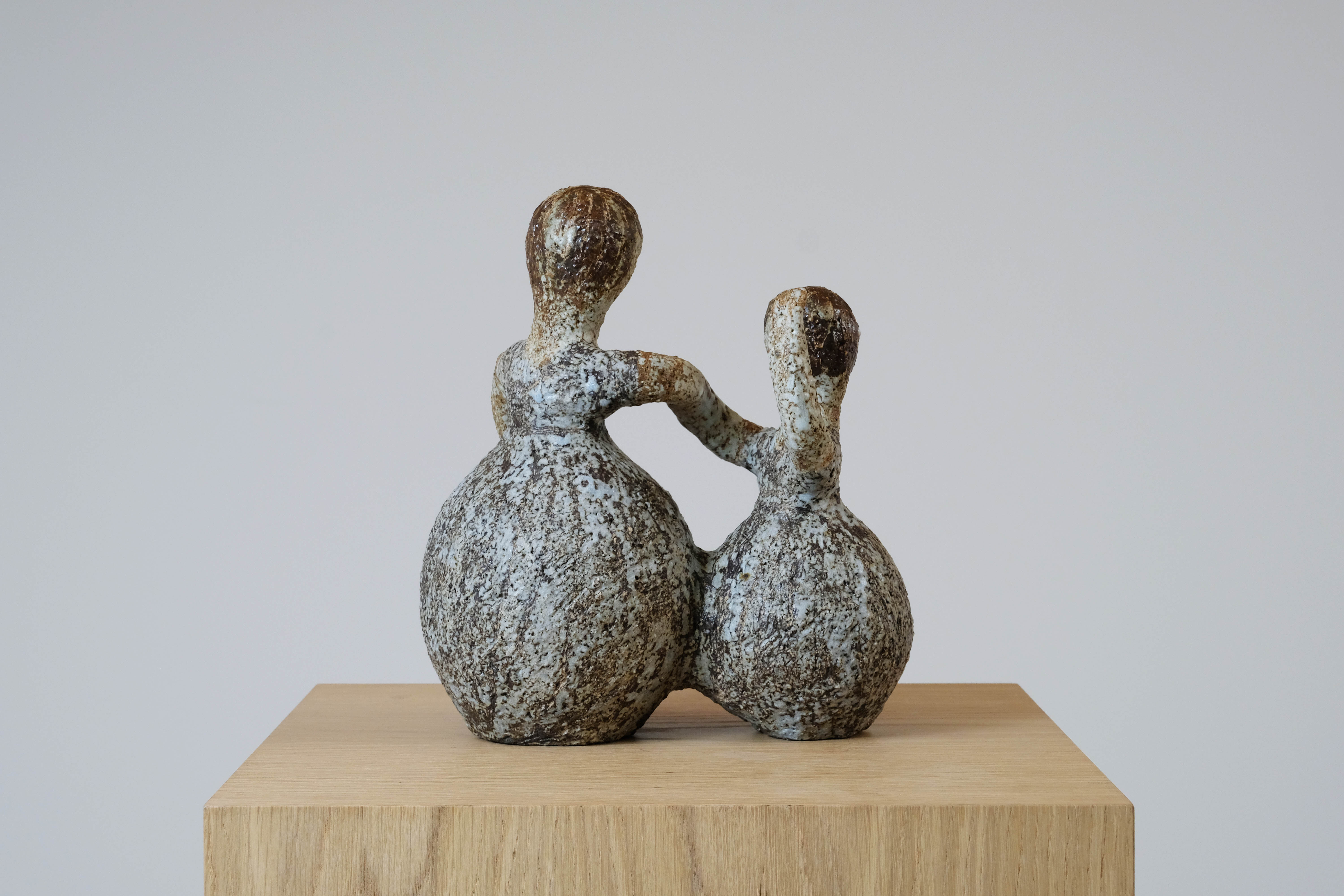 Sculpture "les danseuses"  en céramique des années 70