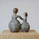 Sculpture "les danseuses"  en céramique des années 70