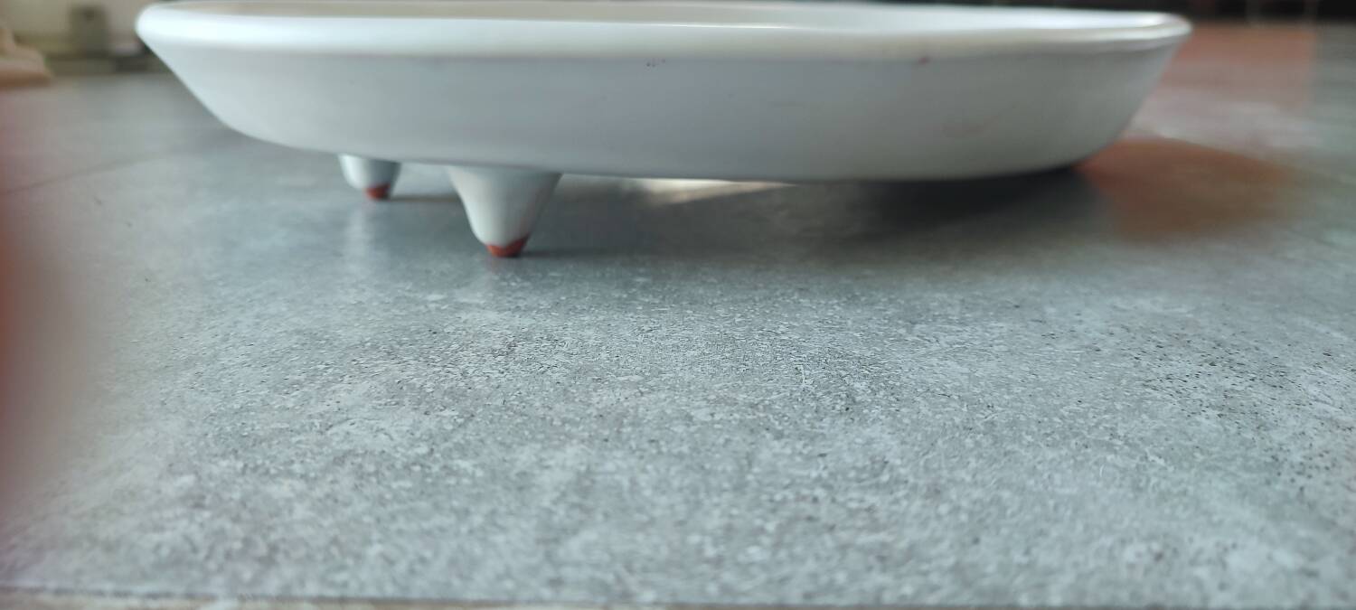 Vallauris ceramic asparagus dish