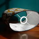 Oval lampshade vintage fabric Ikea 2006 design Linda Svensson