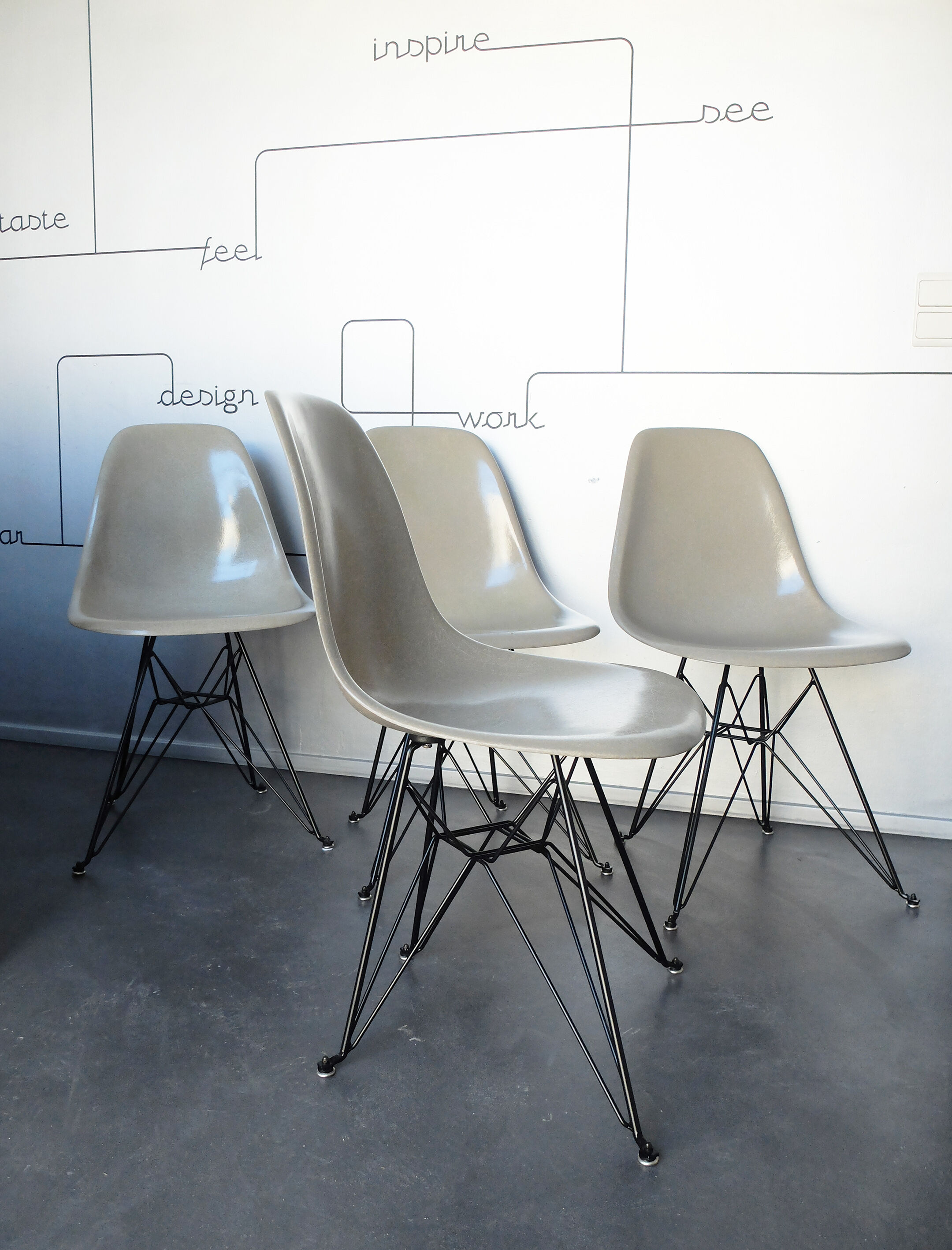 Chaises de Ray & Charles Eames pour Herman Miller, 1950