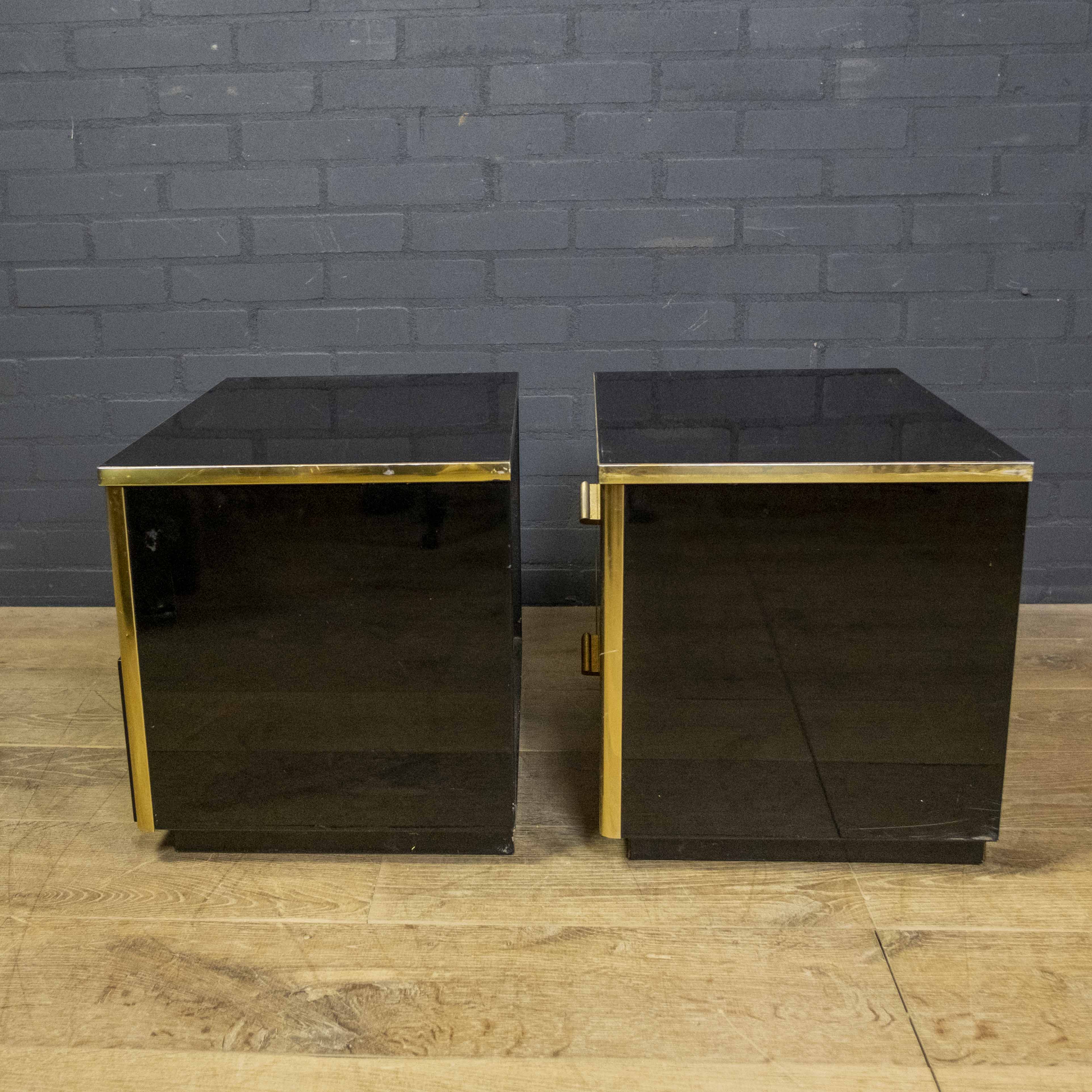 Set of vintage bedside tables