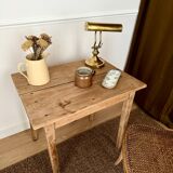 Renovated wooden side table or small desk