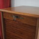 Old oak curtain binder cabinet