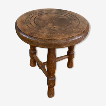 CHARLES DUDOUYT Style Tripod Milking Stool